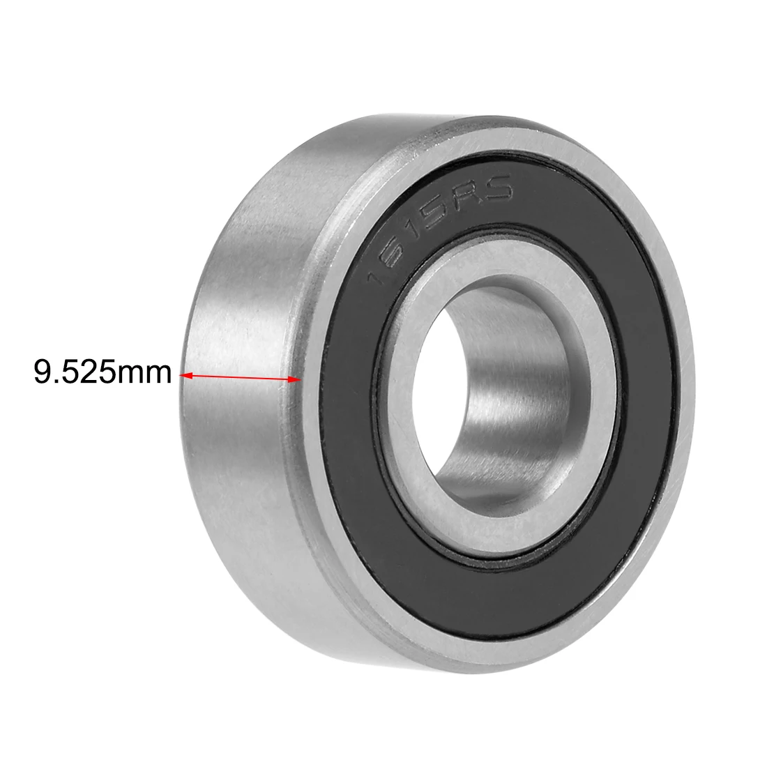 Uxcell 1615-2RS шариковый подшипник с глубоким жёлобом 7/1" x1-1/8" x3/" герметичный хром Z2 подшипники