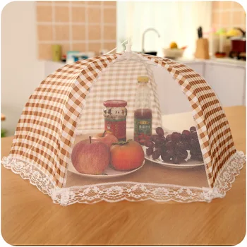 

Foldable Table Food Cover Umbrella Style Anti Fly Mosquito Kitchen Cooking Tools Meal Cover Table Mesh Food Covers