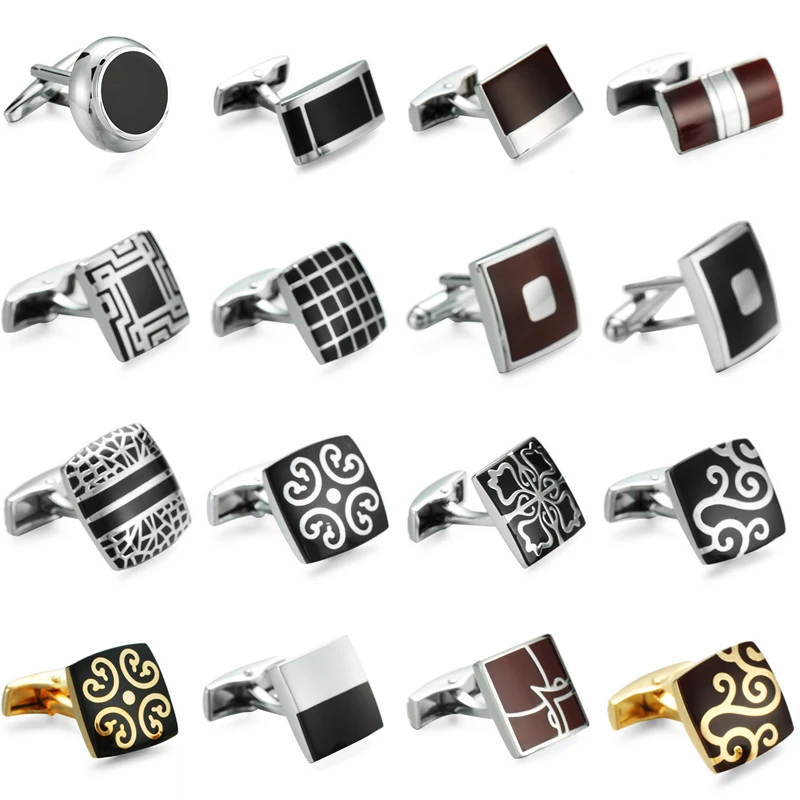 

Brand new fashion men's French shirt Cufflinks high quality enamel craft exquisite retro pattern Cufflinks wholesale and retail