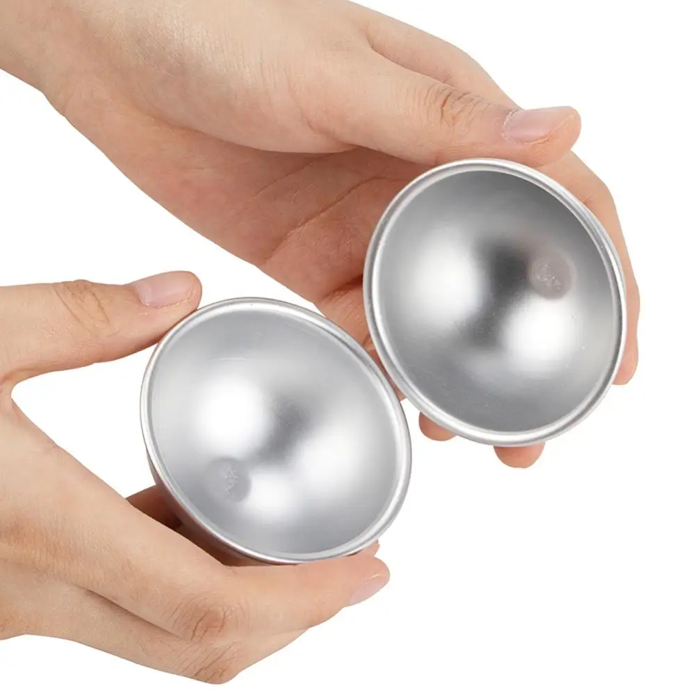 2 шт. круглые формы из алюминиевого сплава для бомбочек ванны инструмент сделай