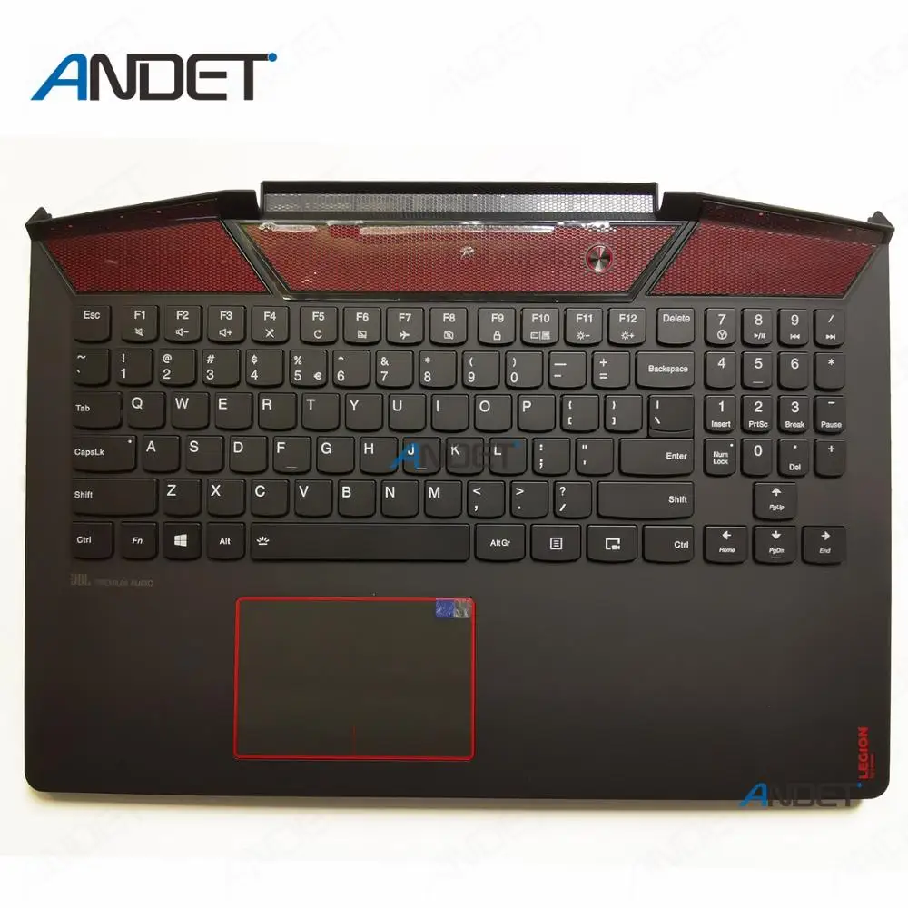 Для lenovo Legion Y720 Y720-15 Y720-15IKB упор рук верхний чехол крышка оболочка и US Keybaord с тачпадом белый красный