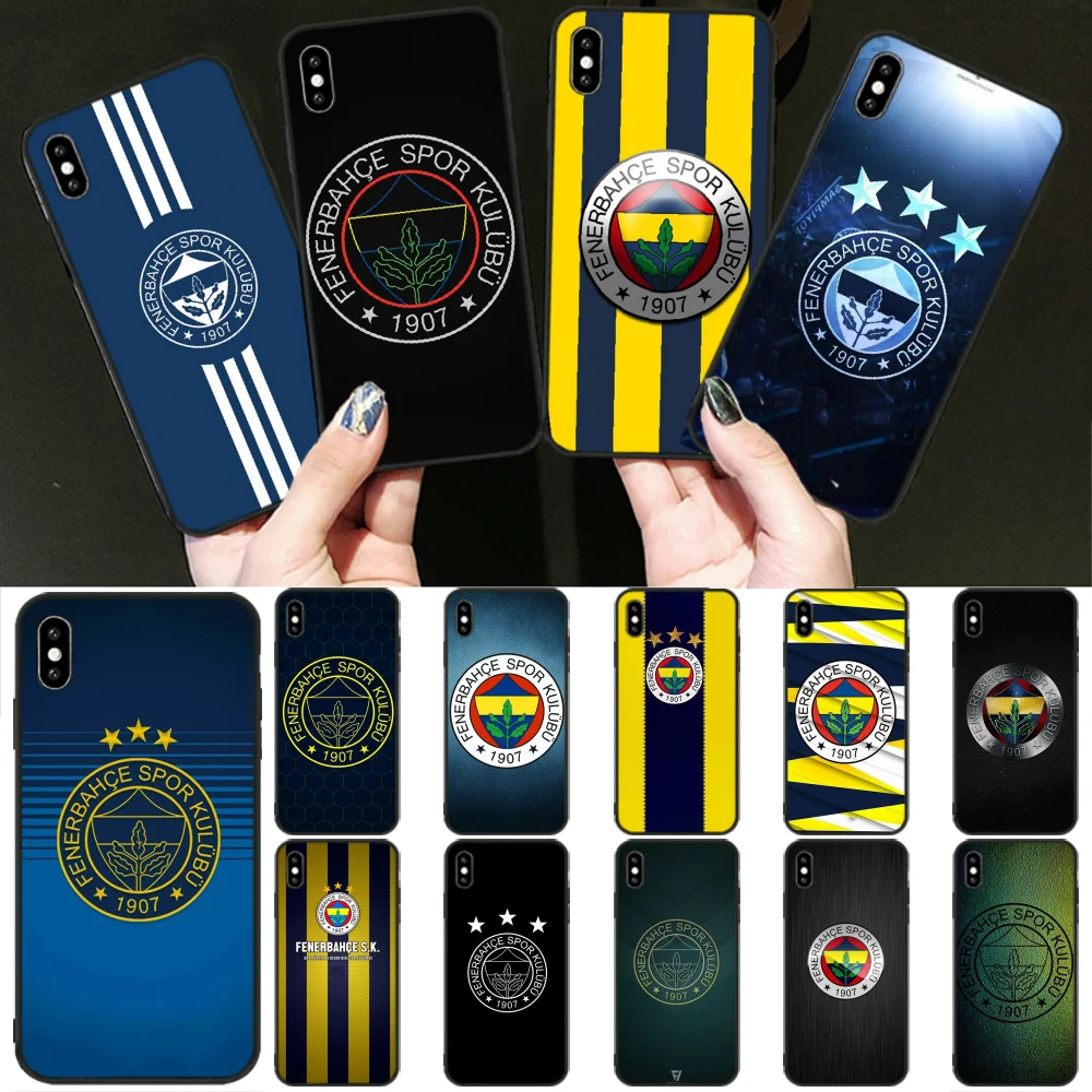 Мягкий черный чехол для телефона BaweiTE Turkey Fenerbahce Football iPhone 11 pro XS MAX 8 7 6 6S Plus X 5 5S SE XR |