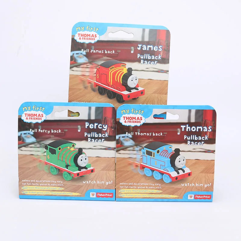 My First Thomas& Friends Паровозик-гонщик Томас откатывающаяся железная дорога Перси Джеймс Деревянный Паровозик Деревянный пазл аксессуары Томас де Трейн
