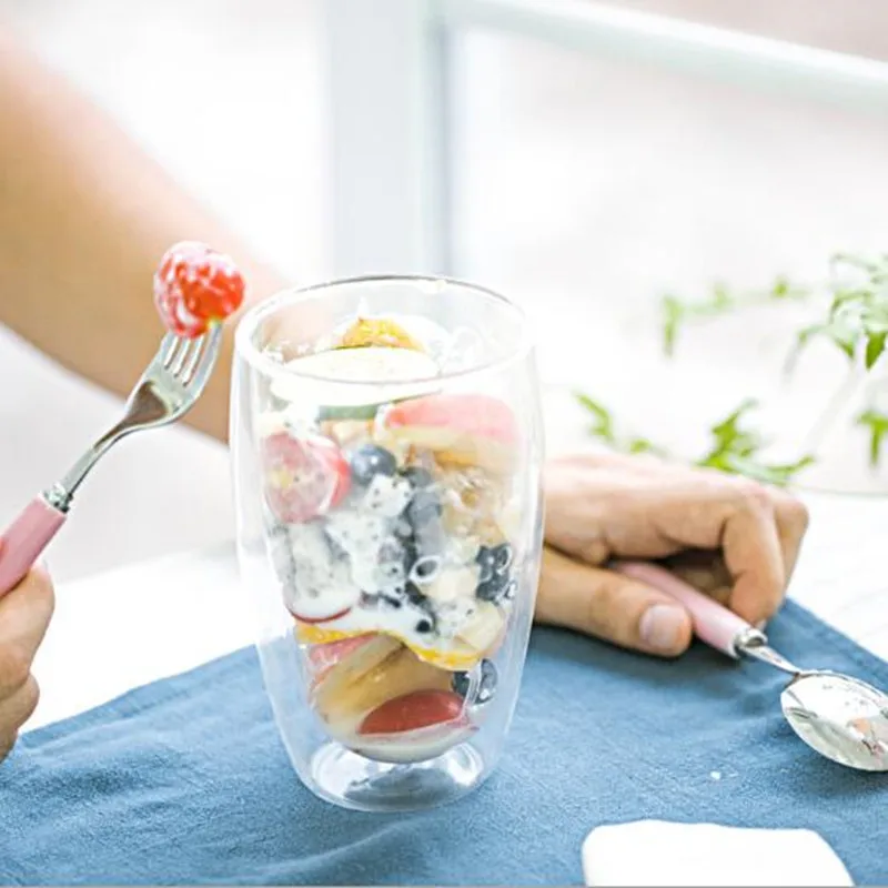 Set 10 Tazze Espresso Vetro Doppia Parete 50ml - Trasparenti, Resistente Al Calore, Per Caffè E Tè - Foto 4