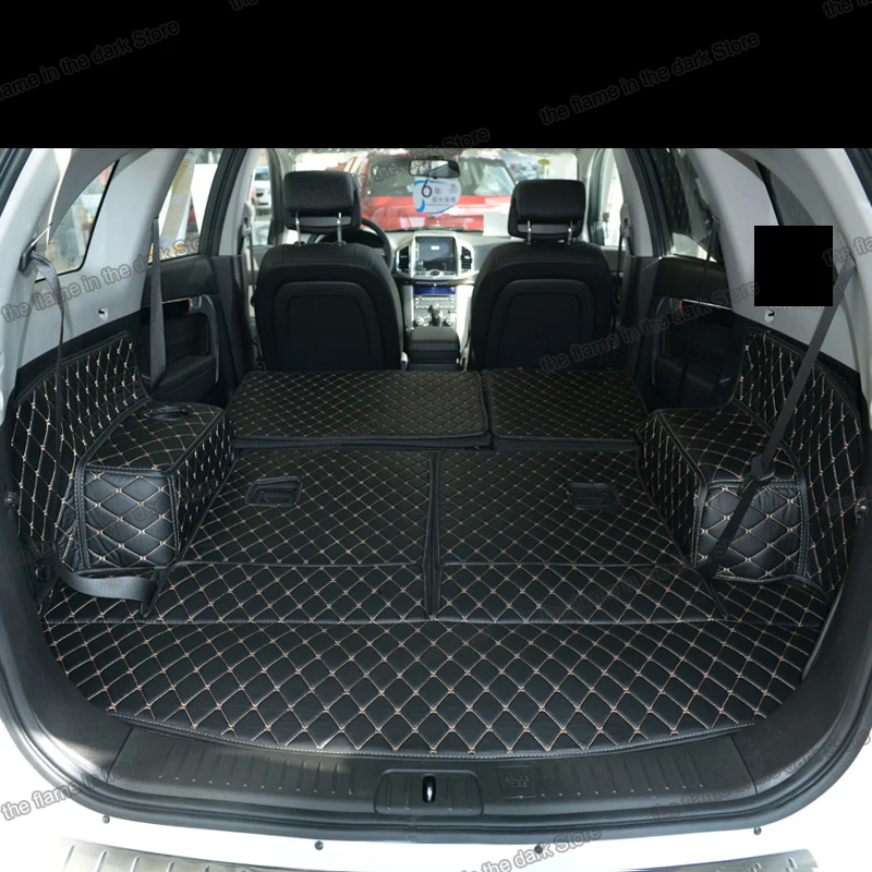 Lsrtw2017 кожаный коврик для багажника автомобиля chevrolet captiva Daewoo Winstorm holden 2006 2018 2016 2015