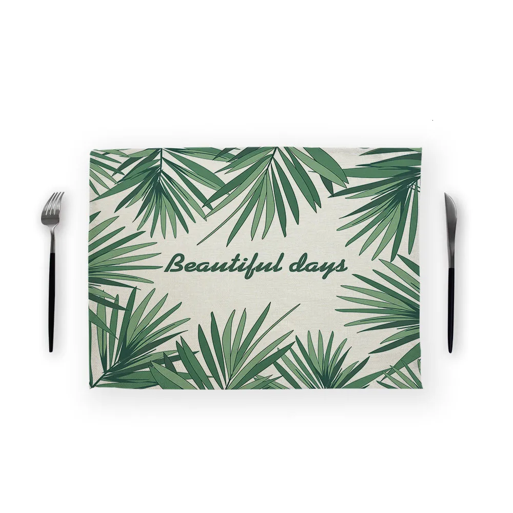 Растение Monstera Serviette De Table Fabric салфетка чайное полотенце 43*32 см льняные салфетки для свадьбы бумажная салфетка украшение дома