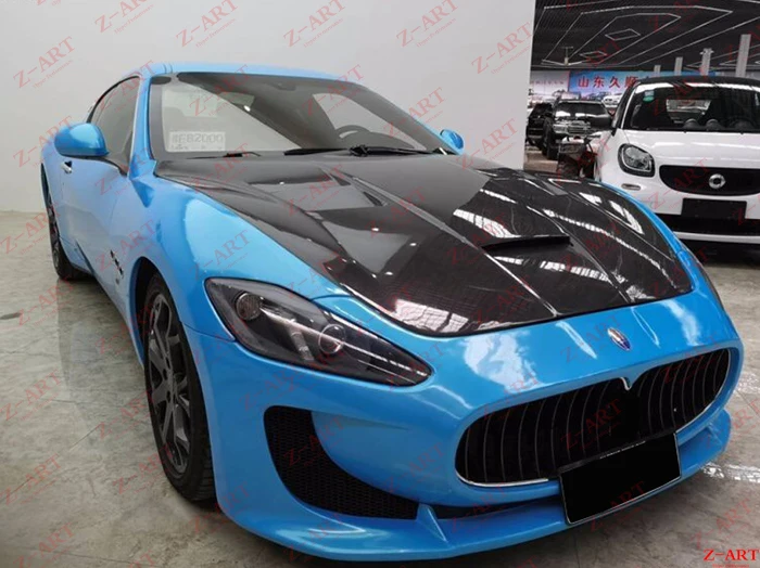 Z-ART капот двигателя из углеродного волокна для Maserati GT GC капот двигателя из углеродного волокна для Maserati Gran Turismo 2008- крышка двигателя