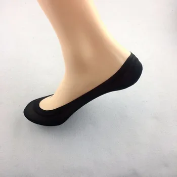 

5 Pairs = 10 Pieces Ice Silk Ultra-thin Invisible Boat Socks Female Solid Color Breathable Cool Women Sock Slippers 2020 Summer