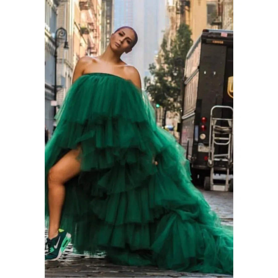 emerald green gowns