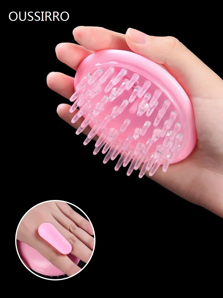 

Shampoo brush magic brush adult massage brush hair comb scalp head silicone round anti-itch scratching head Beauty Makeup Tool