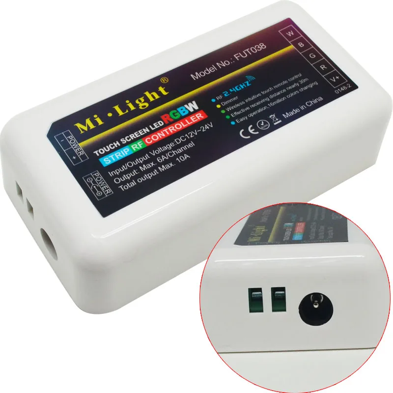 Mi Light Wi-Fi светодиодный RGBW/RGBWW контроллер беспроводной 2,4G RF сенсорный пульт дистанционного управления для 5050 RGB/RGBWW светодиодные ленты
