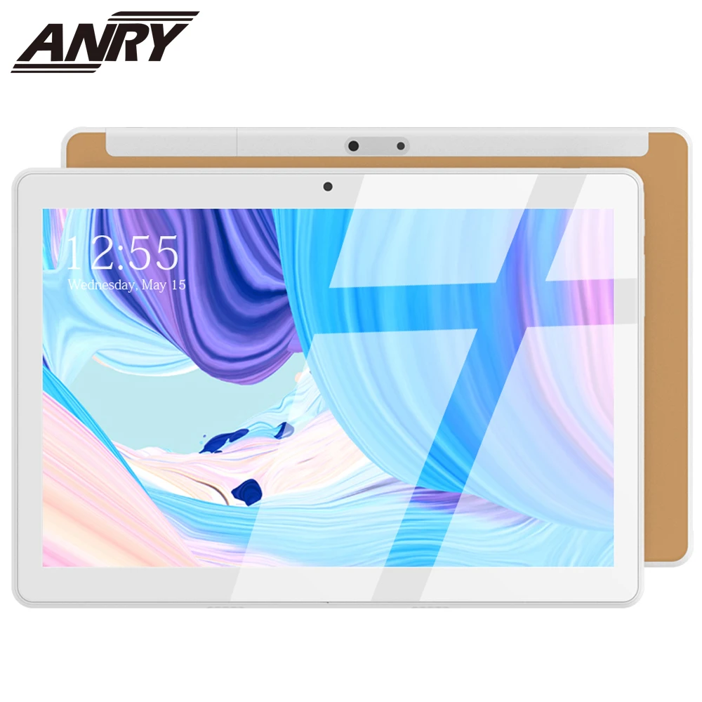 Анри Новый 2021 MTK6753 2 ГБ + 32 10 1 дюйма Планшеты Android 8 Octa Core Dual Камера 2MP SIM GPS Bluetooth 4G