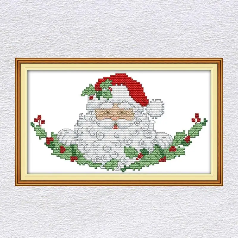 Joy Sunday Merry Christmas наборы для вышивки крестом 14CT узор DMC с ...