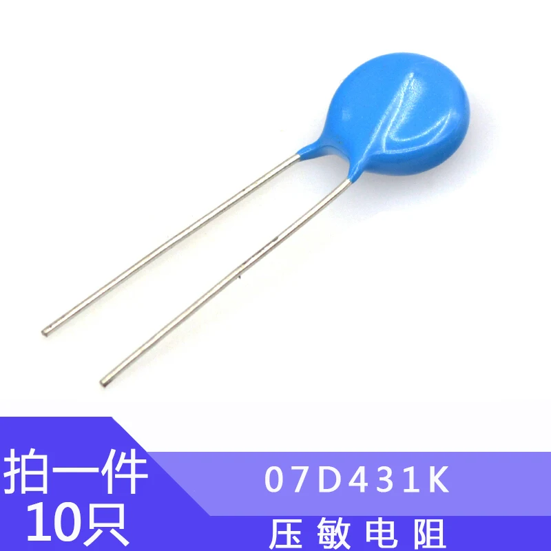 

10pcs 07D431K Varistor Precision ±10% DIP2 07D471K 07D561K 07D390K 07D270K 07D220K 7D561K 7D471K 7D431K 7D390K 7D270K 7D220K