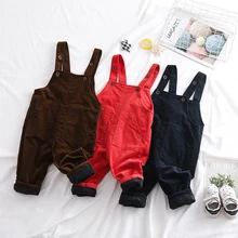 Новинка года; зимний теплый флисовый комбинезон для девочек; 1 предмет; комбинезон для маленьких мальчиков и девочек; детский зимний комбинезон