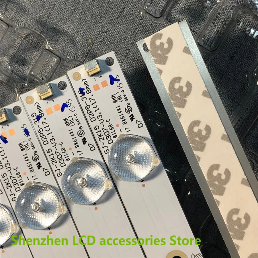12 шт./лот светодиодный полоски для 3" Philips GJ-2K15 D2P5-315 D307-V3.1 01L68-2 E349376 7 светодиодный s 615 мм