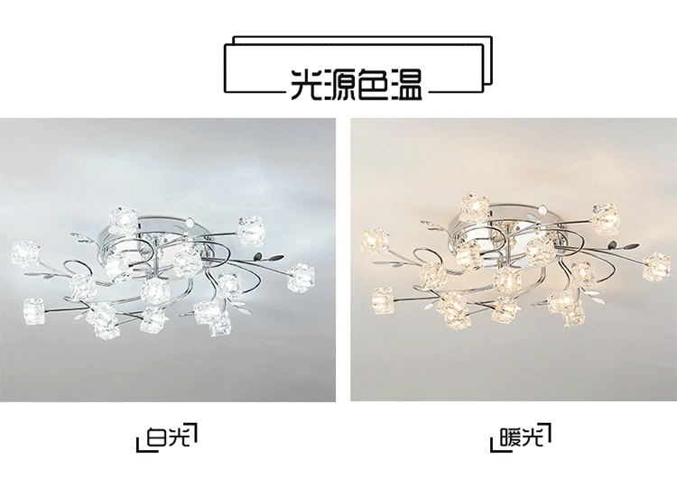 Современный, хромированный, металлический светодиодный потолочный светильник для люстры, люстры для столовой, светодиодные люстры для спальни