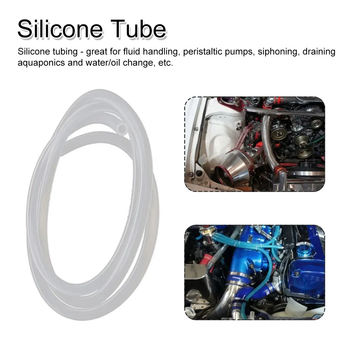 

Flexible Drinking Tube 1 Meter Food Grade Silicone Rubber Hose 2 3 4 5 6 7 8 10 mm Out Diameter Flexible Silicone Tube