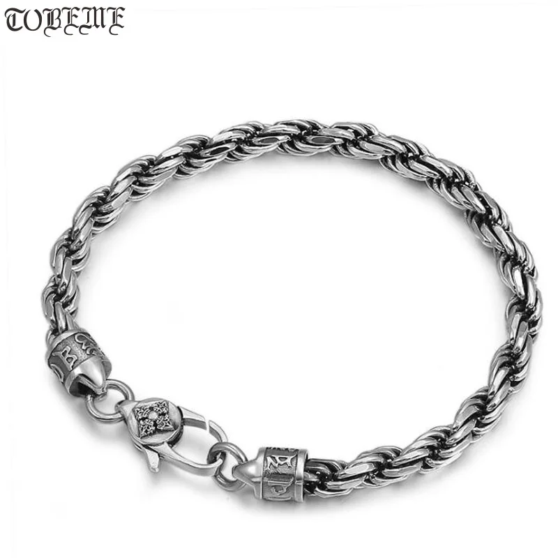 100 925 Siilver Tibetan Bracelet 925 Sterling Buddhist Vajra Bracelet
