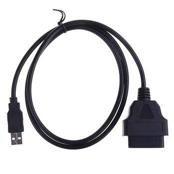 

16Pin OBDII To USB Port Charger Adapter Cable Connector Diagnostic Tool