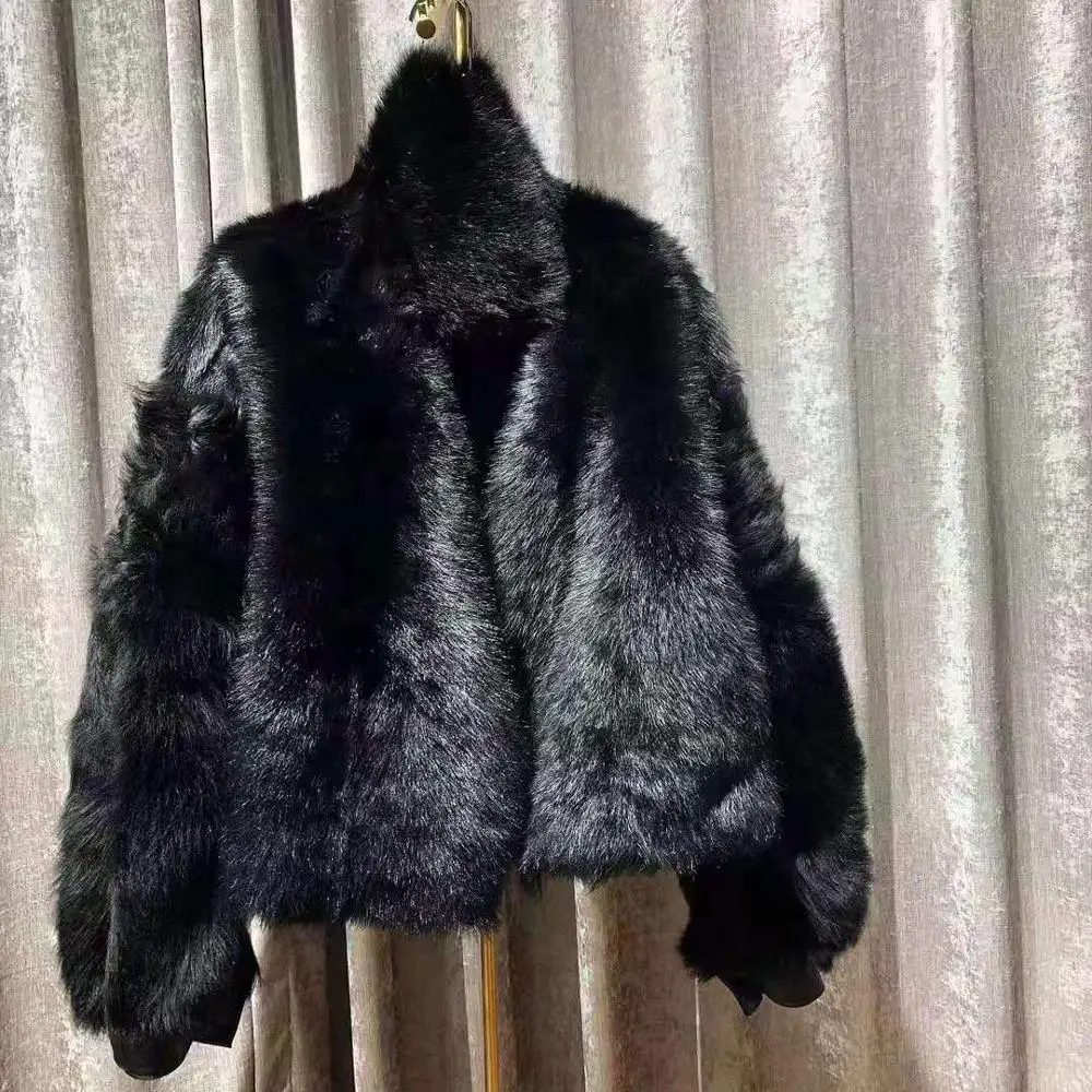 Парка с натуральным мехом размера плюс натуральный овечий мех manteau femme hiver зимнее пальто Женская куртка из натуральной кожи бренд harajuku