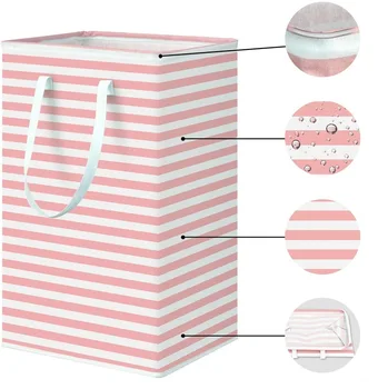 

75L Laundry basket Large Clothes storage Basket with Extended handle for Storage basket Toys in Bedroom Foldable Hamper WJ922