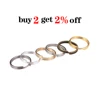 200pcs/lot 4 6 8 10 12 mm Open Jump Rings Double Loops Gold Color Split Rings Connectors For Jewelry Making Supplies DiY ► Photo 2/6