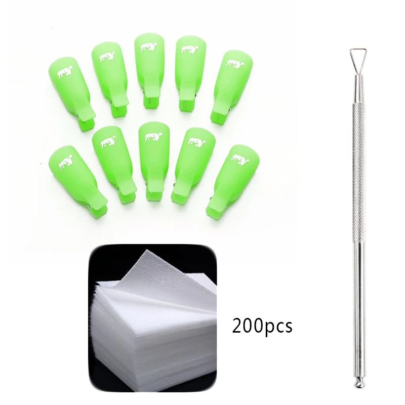 Green Set 2 Limegirl дешевые 10 шт средство для снятия гель-лака Кепки s лак искусство впитывающийся для Кепки зажим для удаления очиститель для ногтей гель для ногтей маникюр Обёрточная бумага инструменты - Цвет: Green Set 2