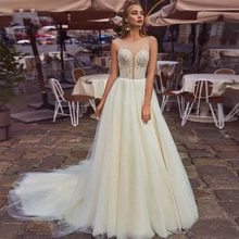 White Luxury Wedding Dress Long Sleeve Lace Ball Gown O-neck 3D Flower Bridal Dresses Court Train Custom Made Wedding Gown