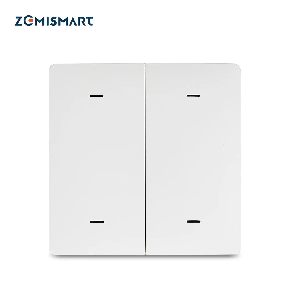 Interruptor sem Fio Temporizador de Controle Inteligente com 4 Zemismart Tuya Zigbee Gangues Parede Push Light Switch Remoto Vida Inteligente App - Image 2