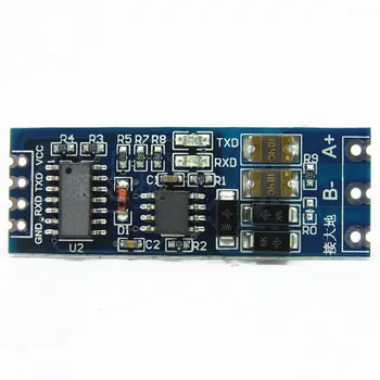 S485 na moduł TTL konwerter sygnału TTL na RS485 3V 5 5V nieizolowany pojedynczy układ scalony Port szeregowy UART przemysłowy moduł klasy tanie i dobre opinie CN (pochodzenie) TTL to RS485 serial port module blue 100*80mm