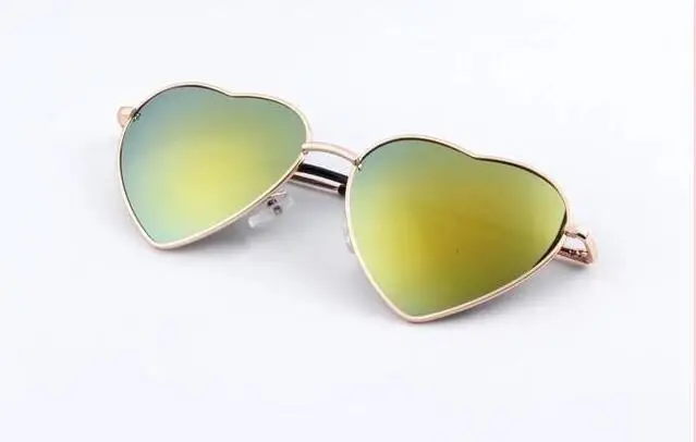Солнцезащитные очки "сердце" - Цвет линз: 9