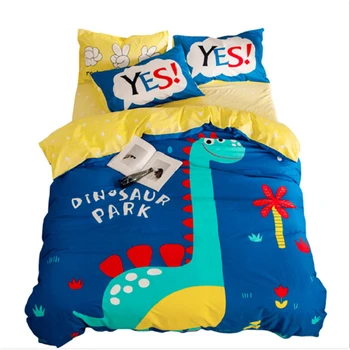 

3D dinosaur bedding set for boys Cartoon child sheet Bedroom Decor for Kids Boy Girl Queen King Size Bedding Set