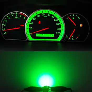 

10pcs T5-B8.5D-5050smd LED SMD Lamp Gauge Speed Dash Bulb Dashboard Instrument Light 12V YU-Home