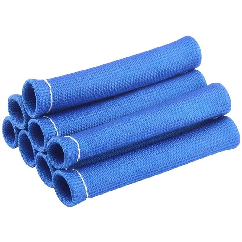 8PCS Spark Plug Protect Boot 1600 Degree Heat Shield Thermal Protection Insulator Sleeve Spark