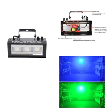 

LED Bodyguard Strobe Light High Power Auto Sound Control Strobe Light Lamp Bar Stage Lighting Home Party LED Flash Lights