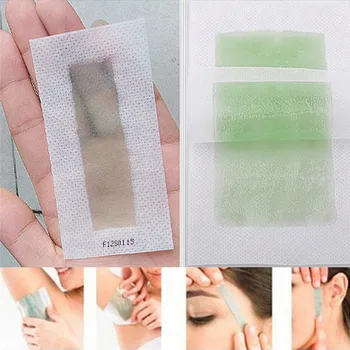 

8PCS Double Side Wax Strips Paper Hair Removal For Leg Body Facial Hair For Man And Woman