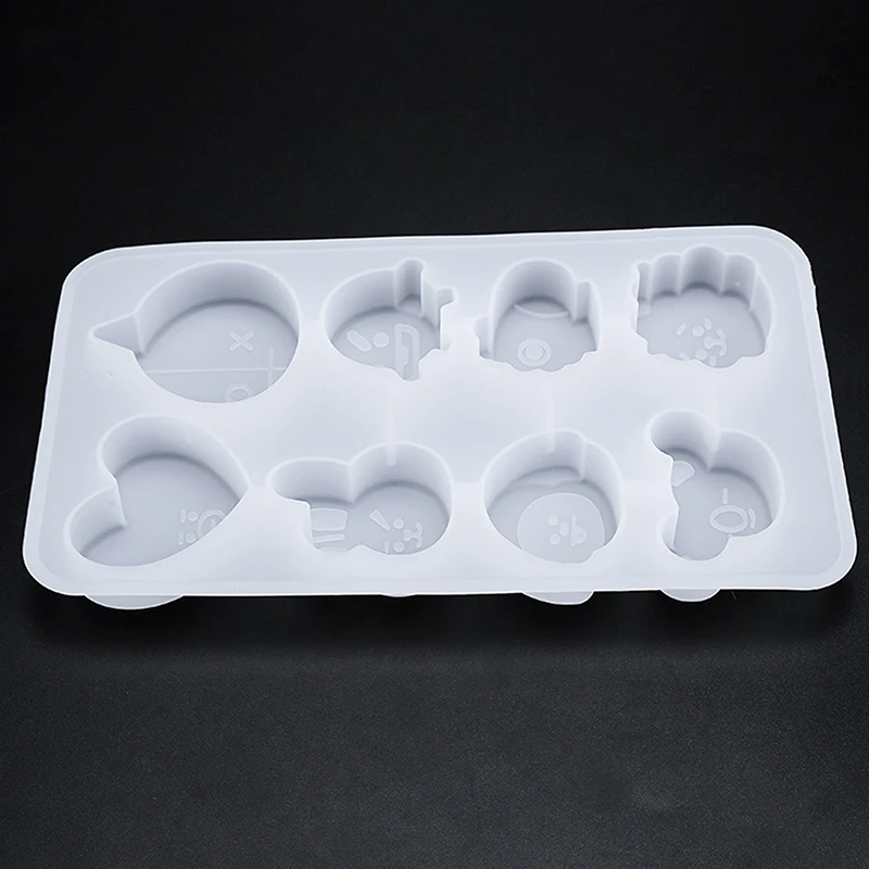 

Cartoon Silicone Mold For Resin Handmade Soap Key Chain Mould Forms For Baking Fondant Candies Molds Plaster Clay