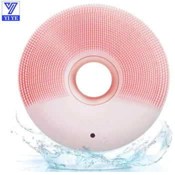 

Soft Silicone Face Massager IPX7 Waterproof Skin Scrubber Original DOCO Sonic Facial Cleansing Brush Beauty Vibration Tool