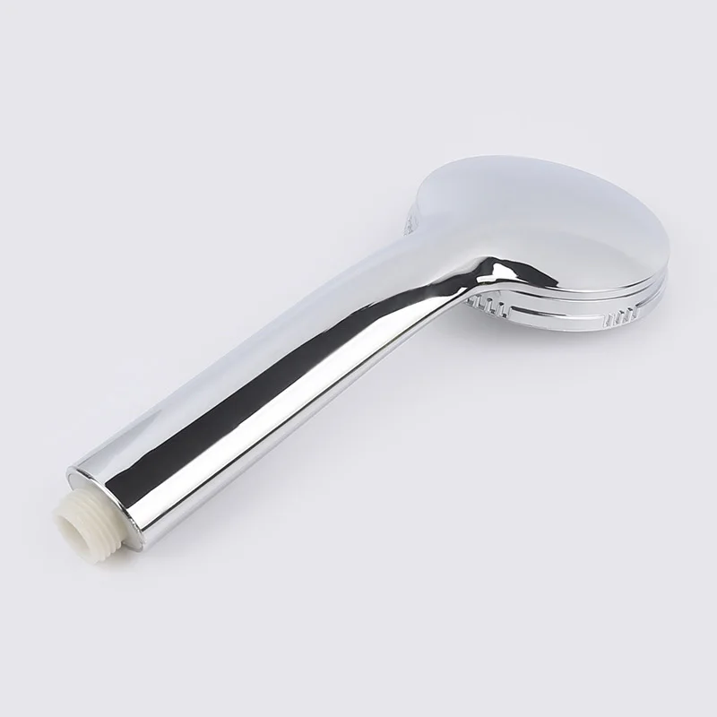 Handheld Shower Head Round Thin Top Surface Effective Home Household Safe Quick