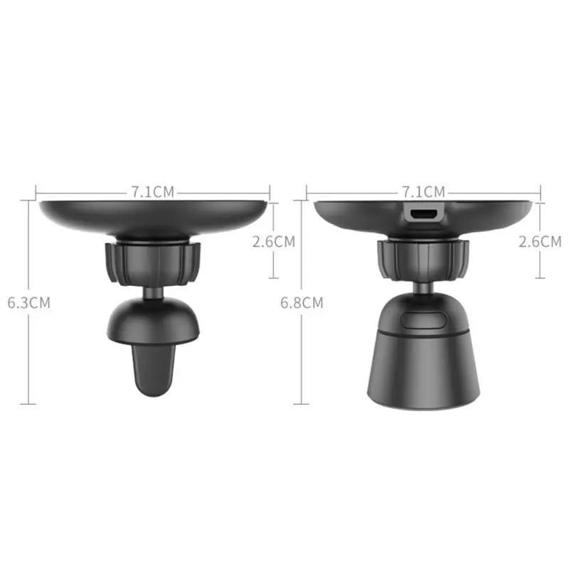 Автомобильный держатель для быстрой беспроводной зарядки, индукционный Автомобильный держатель для телефона, стандартный воздушный выход, нано всасывающий Автомобильный кронштейн для телефона, держатель
