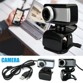

2020 HD Webcam 480P Streaming Web Camera with Microphones Webcam for Gaming Conferencing Desktop New H-best