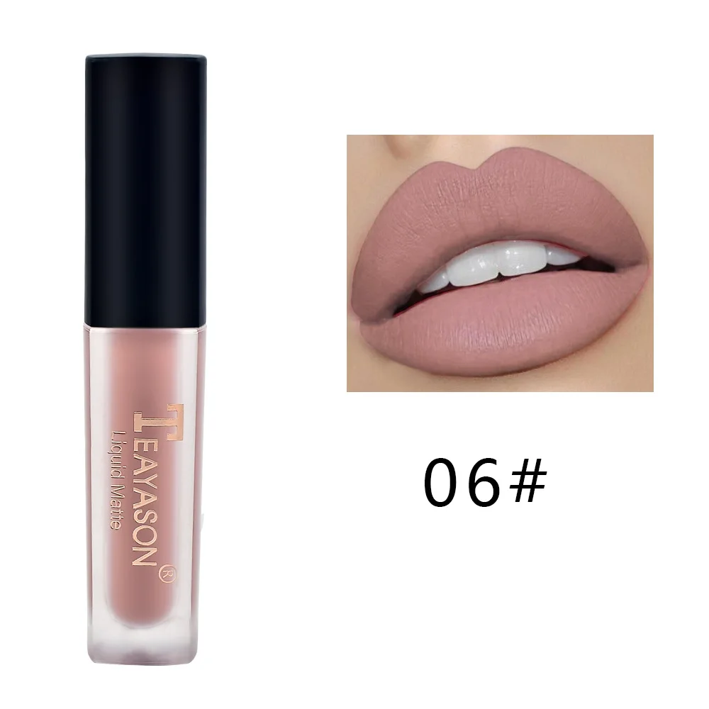 Матовая жидкая помада Batom 12 цветов водостойкая матовая rouge a levre longue tenue