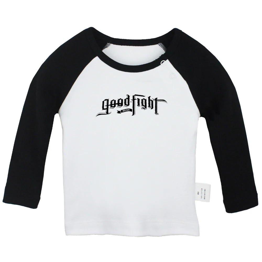 JcBabyYCB2228C Be the good Fight Music Enjoy Your Life/футболки для новорожденных мальчиков и девочек футболки с длинными рукавами и графическим принтом для малышей - Цвет: JcBabyYCB2228C