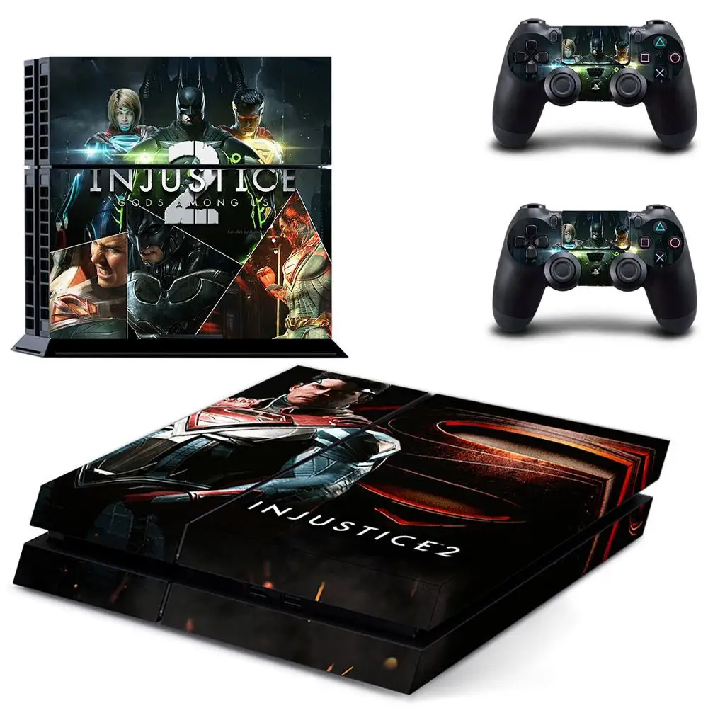 GYTM0971 Injustice 2 PS4 Vinly Skin PS 4 sticker Play station 4 sticker s Pegatinas для консоли playstation 4 и 2 контроллера - Цвет: GYTM0971
