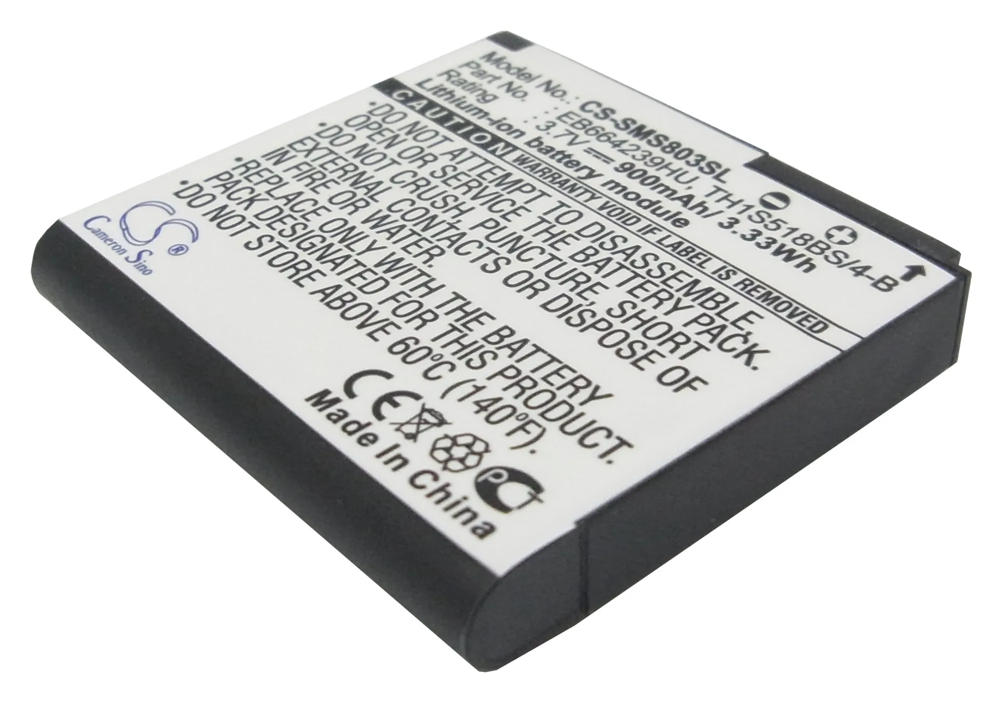 Обновленная батарея Cameron Sino для Verizon Reality, SCH-U370, U370 Reality 900mAh