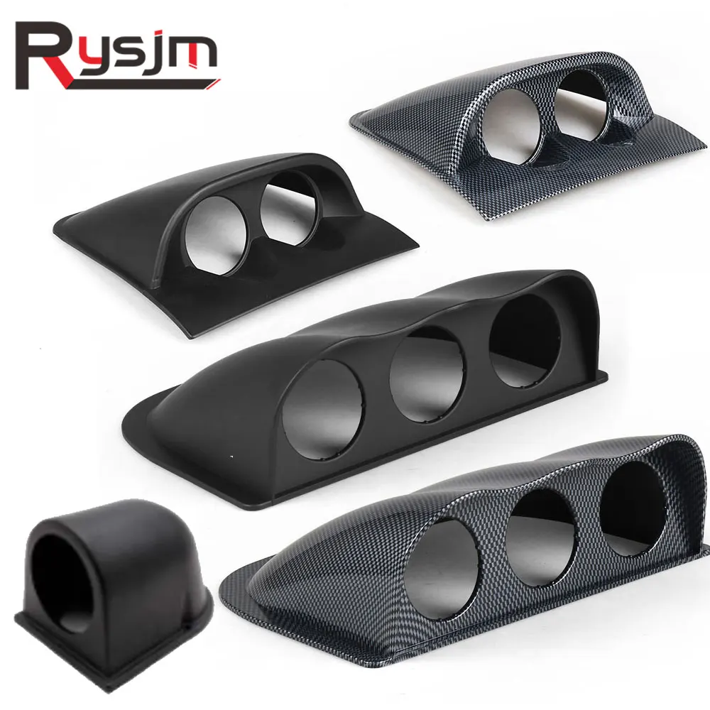 2inch 52mm Car Gauge Pod Universal Black Single Double Triple Car Meters Holder for Left Right Drive for Auto Gauge Pod car meters holder