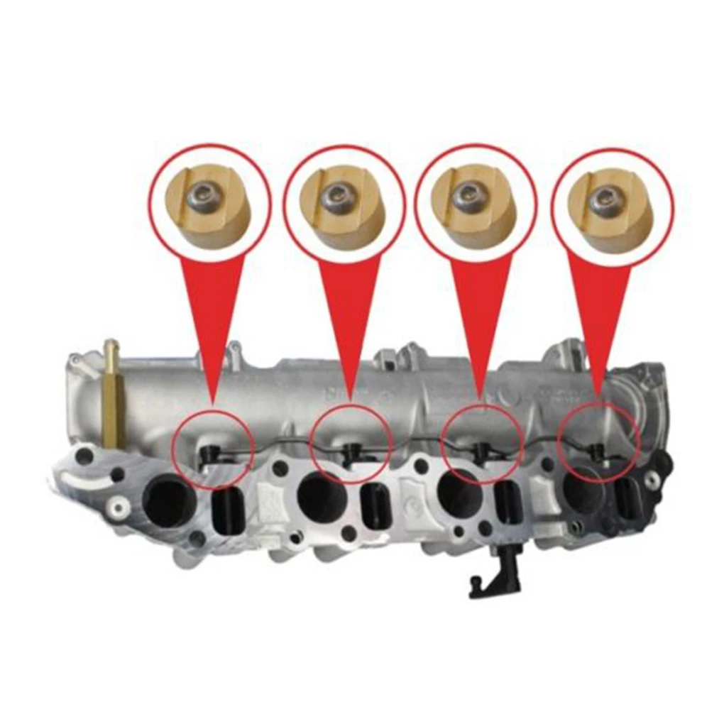 4 шт. Набор для ремонта коллектора вихревых стержней для Vauxhall CDTI Saab TID плоский Alfa 1,9 латунный вихревой клапан комплект