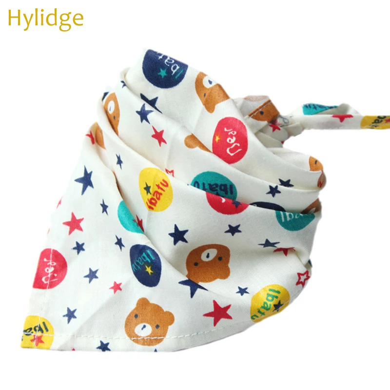 

Hylidge Lace Up Multi-style Cartoon Bibs Baby Boy Bandana Bibs Feeding Eating Burp Cloths Soft Cotton Girls Scarf Saliva Towel