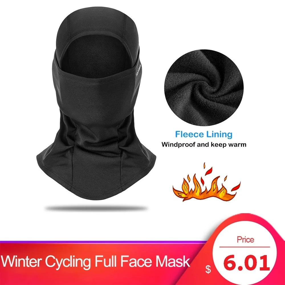 Зимняя велосипедная маска на все лицо ветрозащитная Флисовая Балаклава для велоспорта с капюшоном лайнер для катания на лыжах сноуборде защитный шлем лайнер велосипедная маска